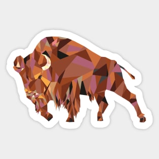 American bison Sticker